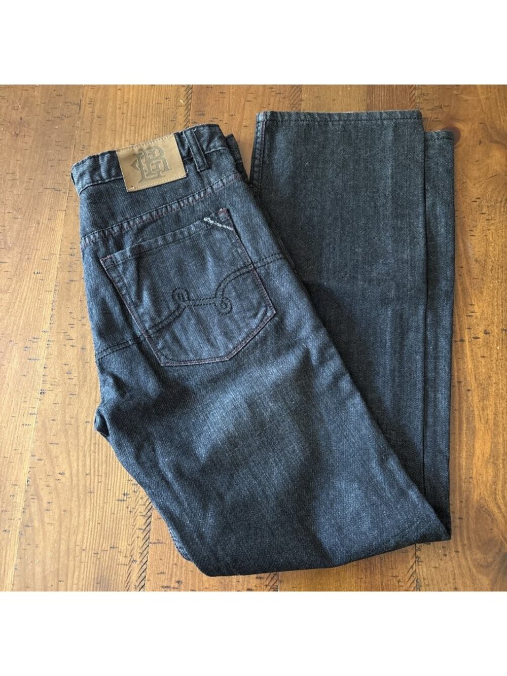LRG Jeans Vintage Axel Dark Blue Denim Jeans Size 31 X 30 LRG Geans